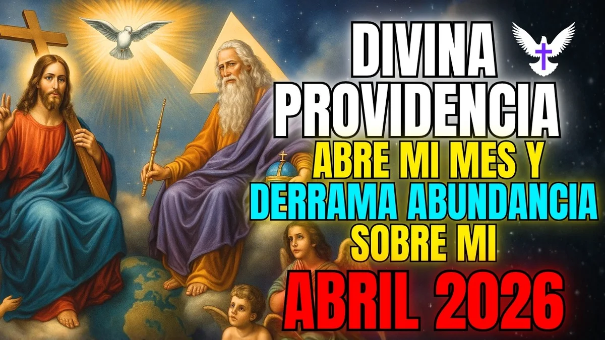 🟣 Inicia Abril 2026 con Oración a la Divina Providencia: Abundancia, Suerte y Protección